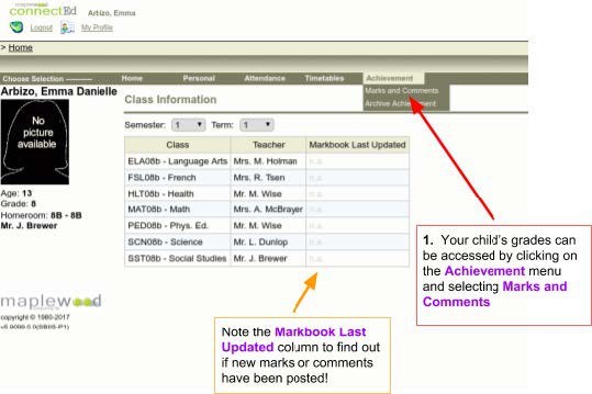 MapleWood Gradebook