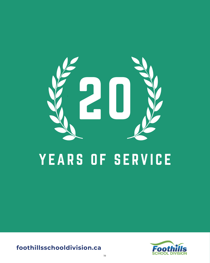 20 Years of Service