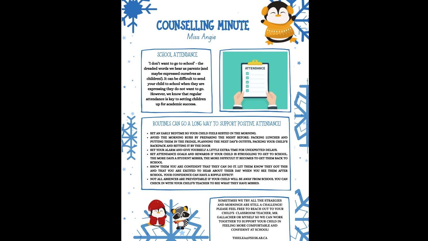 Counselling Minute by Miss Angie