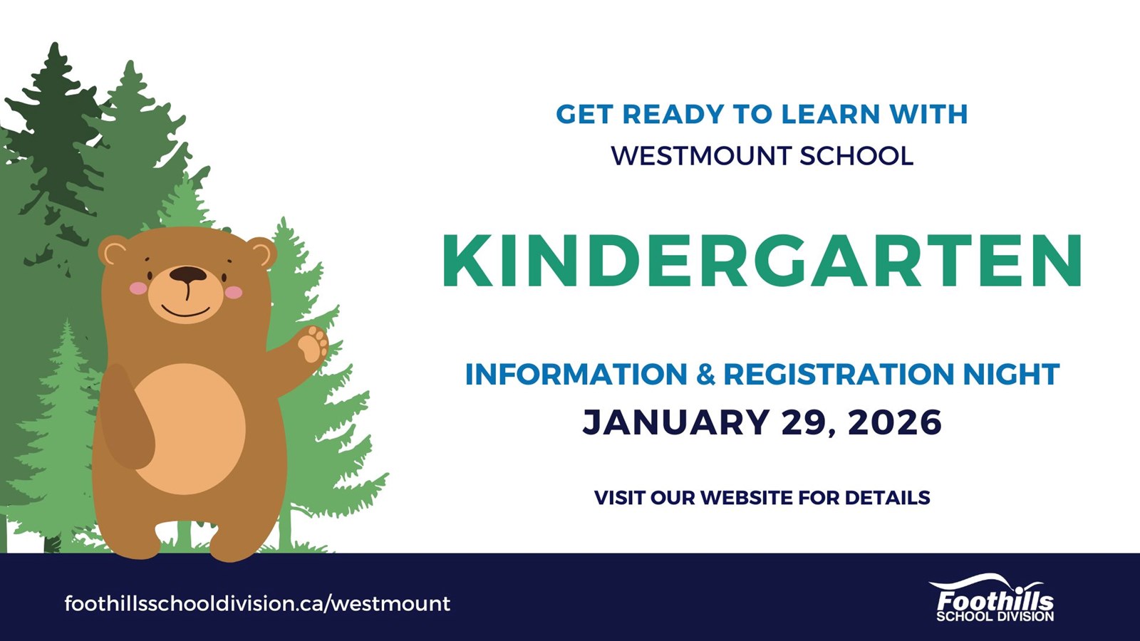 Westmount School Kindergarten Information and Registratino Nigh