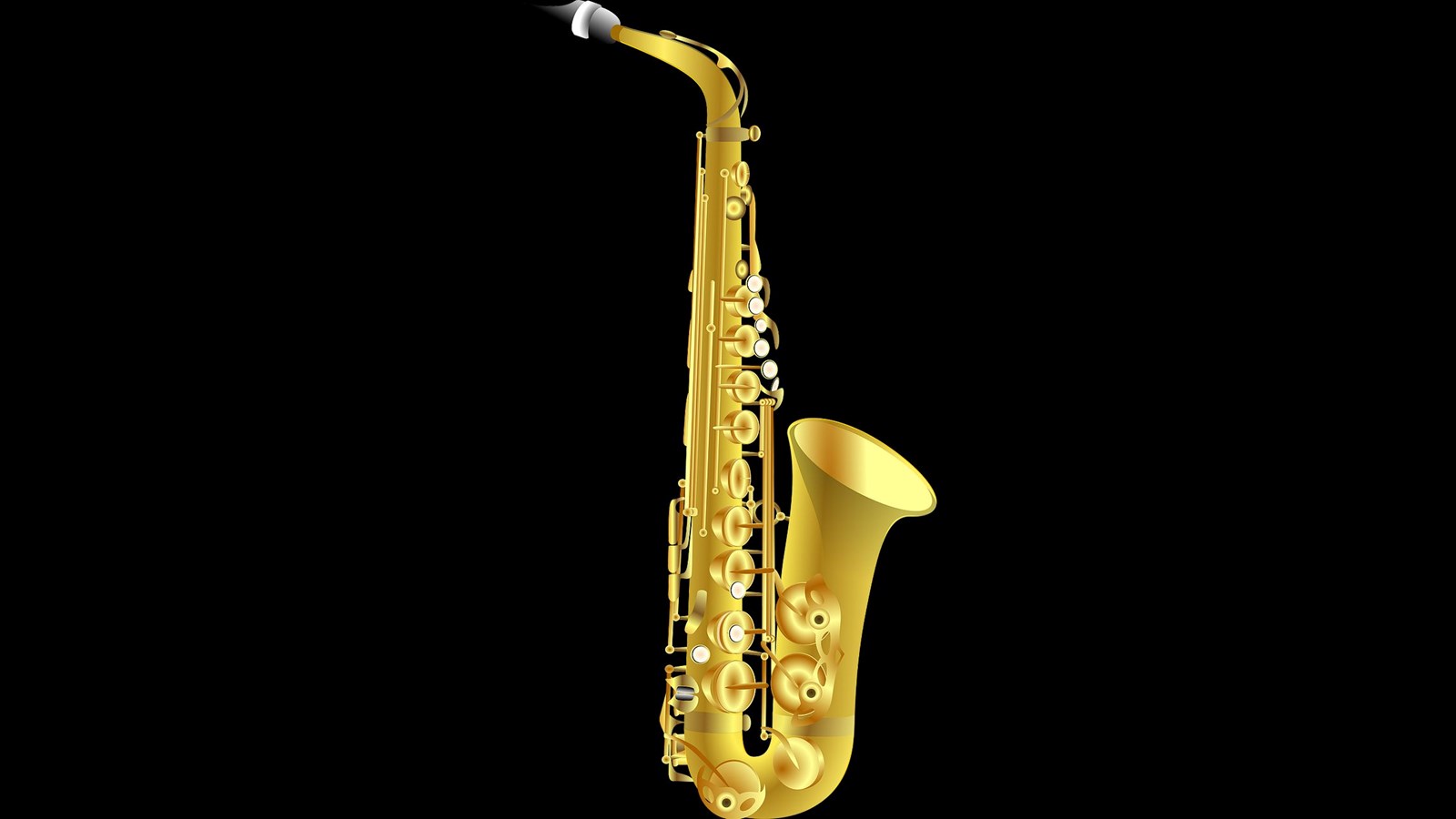 a picture of a saxaphone