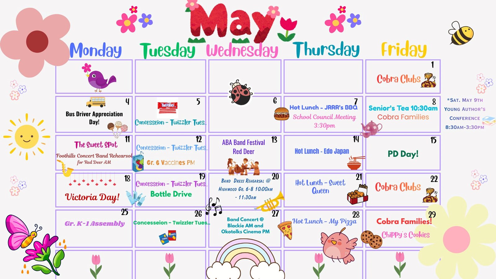 May Calendar