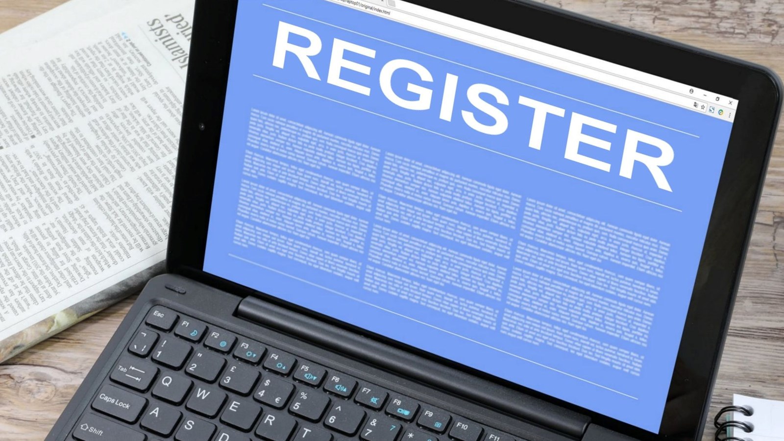 Register with us today!