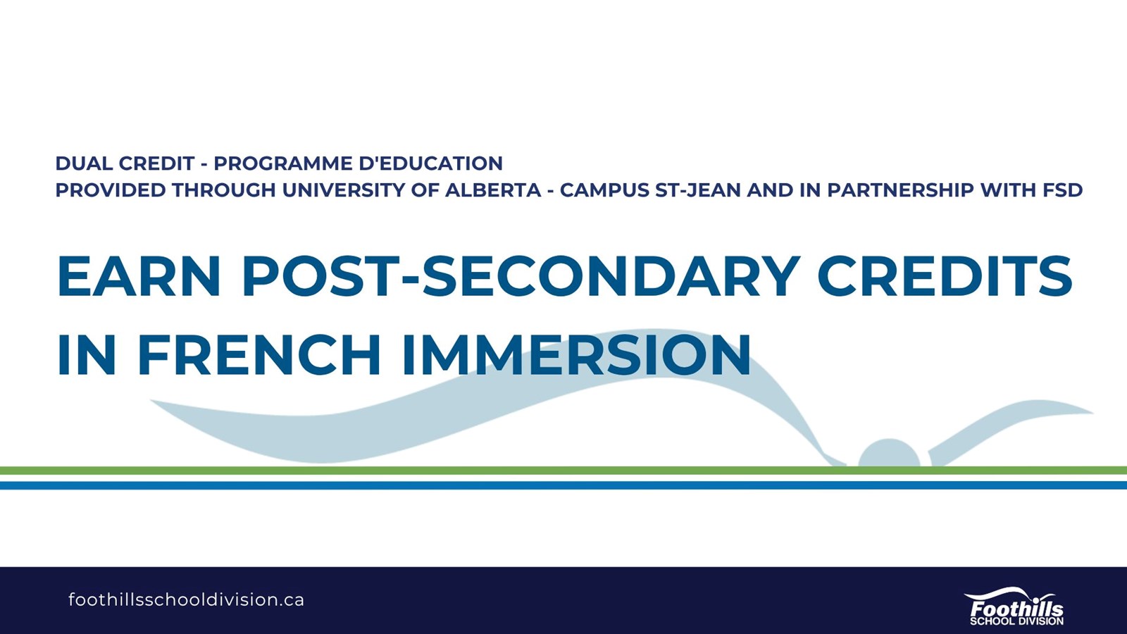 French Immersion Dual Credit