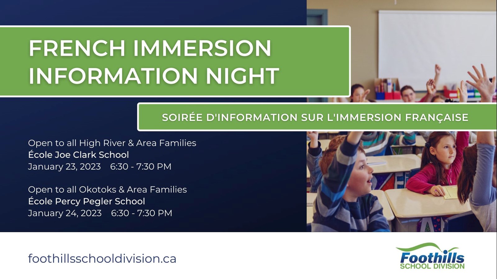 French Immersion Information Nights