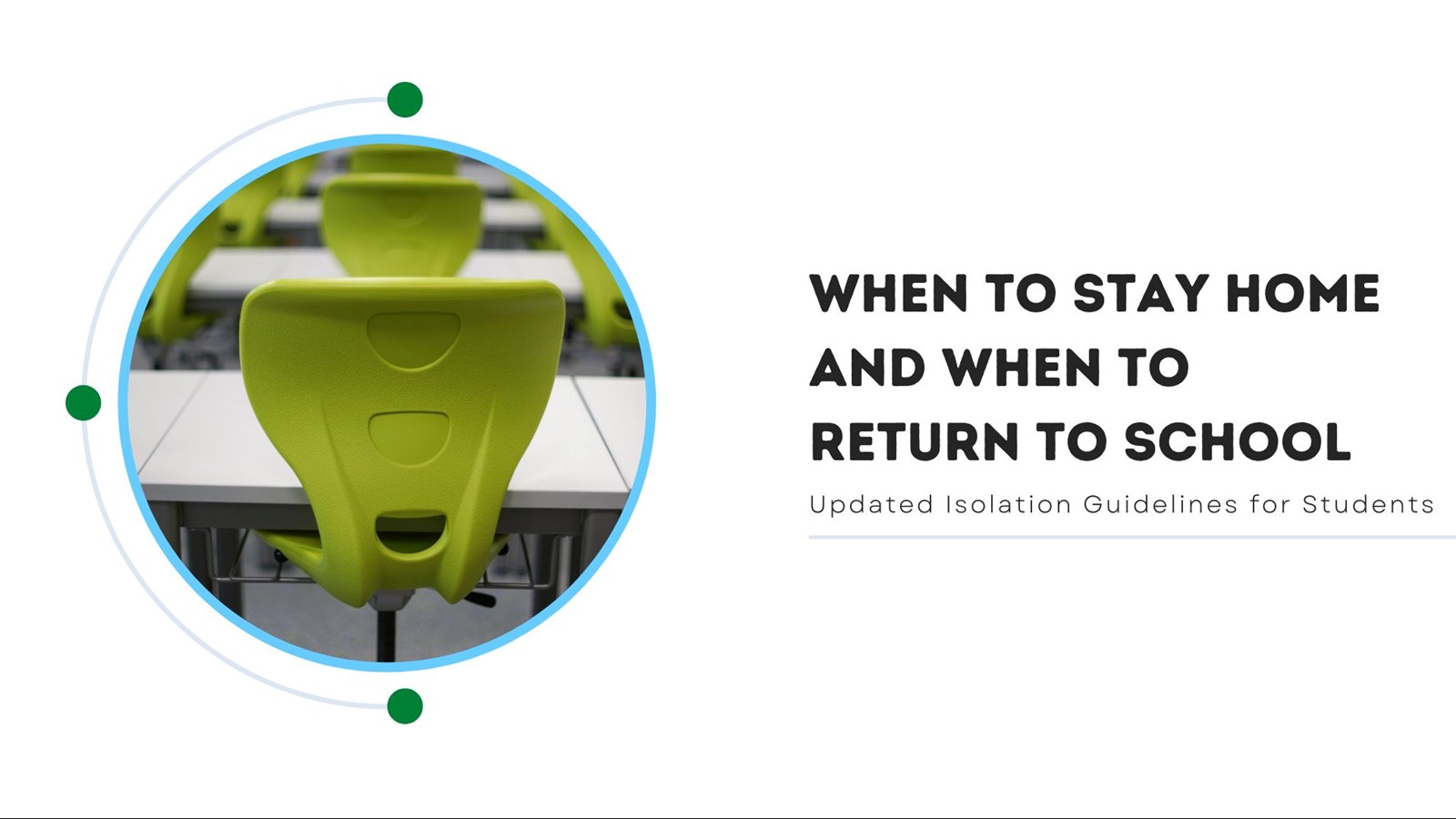 Isolation Guidelines for Students - January 2022